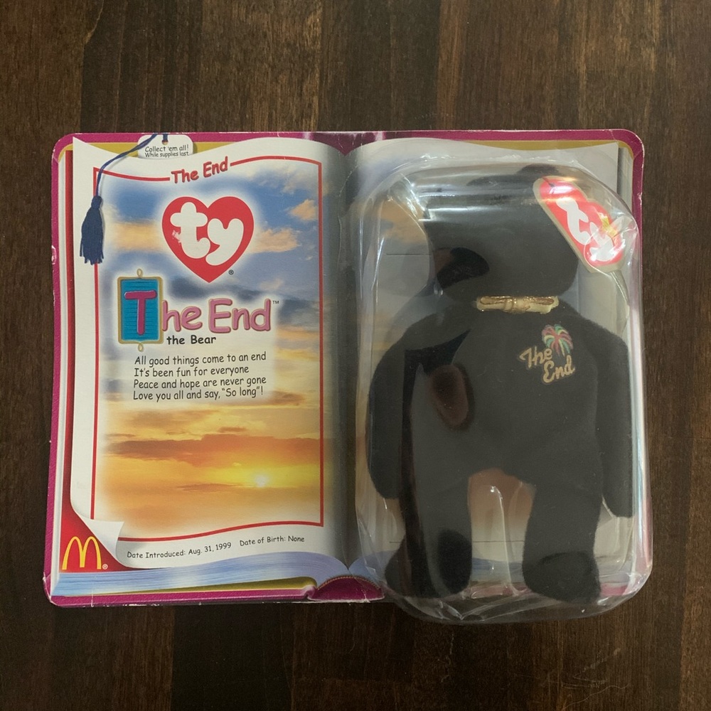 COLLECTABLE TY “The End” Beanie Baby